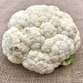 Snowball cauliflower seeds by SeedsNow, showing healthy cauliflower seed packets for self-blanching snowball cauliflower.
